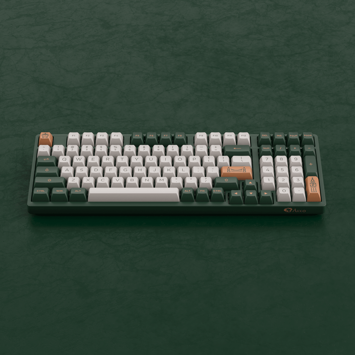 AKKO World Tour London 3098S Hotswappable RGB Mechanical Keyboard (Akko CS Silver) - DataBlitz