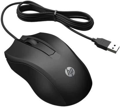 HP 100 WIRED MOUSE (BLACK) (6VY96AA) - DataBlitz