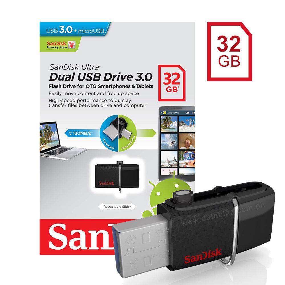 SANDISK ULTRA DUAL USB DRIVE 3.0 OTG 32GB - DataBlitz