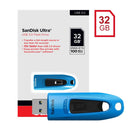 Sandisk Ultra USB 3.0 Flash Drive 32GB (Black/Blue) - DataBlitz