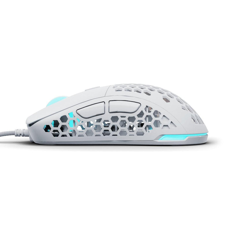 PWNAGE Ultra Custom Symm Wired RGB Gaming Mouse Honeycomb Sides (White) (W-UC-S-H-W) - DataBlitz