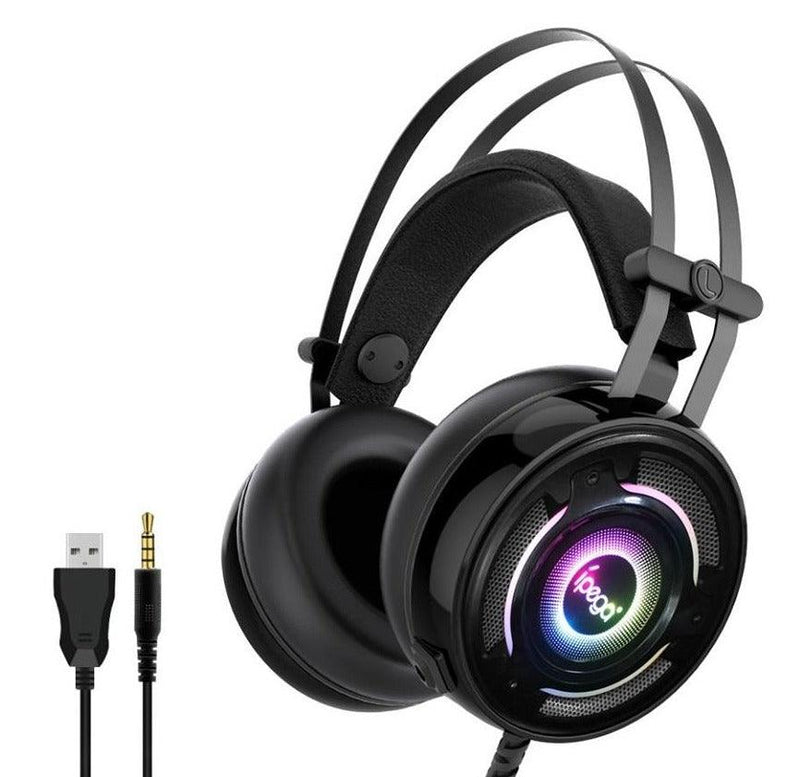 IPEGA GAMING HEADSET FOR P4 SERIES/X-ONE SERIES/N-SWITCH/N-SWITCH LITE/MOBILE/TABLETS/PC (BLACK) (PG-R008) - DataBlitz