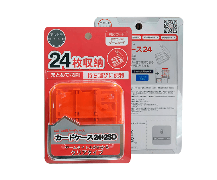 AKITOMO NSW CARD CASE 24 ORANGE (AKSW-100O) - DataBlitz