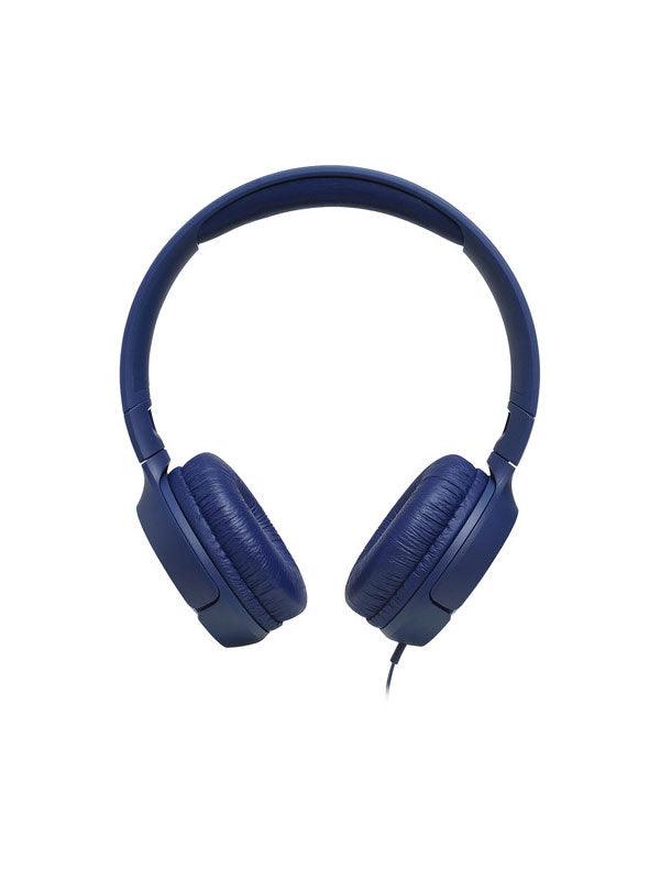 JBL Tune 500 Wired On-Ear Headphone (Blue) - DataBlitz