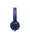 JBL Tune 500 Wired On-Ear Headphone (Blue) - DataBlitz