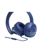 JBL Tune 500 Wired On-Ear Headphone (Blue) - DataBlitz