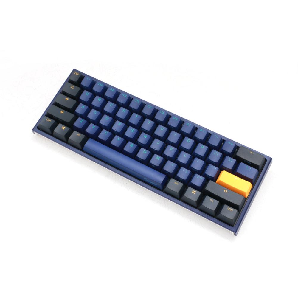 DUCKY ONE 2 MINI HORIZON WHITE LED DOUBLE SHOT PBT MECHANICAL KEYBOARD (CHERRY RED SWITCH) (DKON1861S-RUSPDZZWH) - DataBlitz