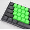 TAIHAO RUBBER DOUBLE SHOT BACKLIT GAMING KEYCAPS SET FOR CHERRY MX SWITCH TYPE (18-KEYS) (NEON GREEN) - DataBlitz