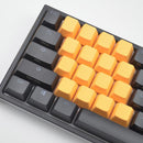 TAIHAO RUBBER DOUBLE SHOT BACKLIT GAMING KEYCAPS SET FOR CHERRY MX SWITCH TYPE (18-KEYS) (NEON ORANGE) - DataBlitz