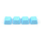 TAIHAO RUBBER DOUBLE SHOT BACKLIT GAMING ZXCV KEYCAPS SET (4-KEYS) (NEON BLUE) - DataBlitz