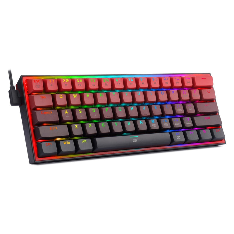 Redragon Fizz RGB Wired Mechanical Gaming Keyboard (Gradient Black Red)