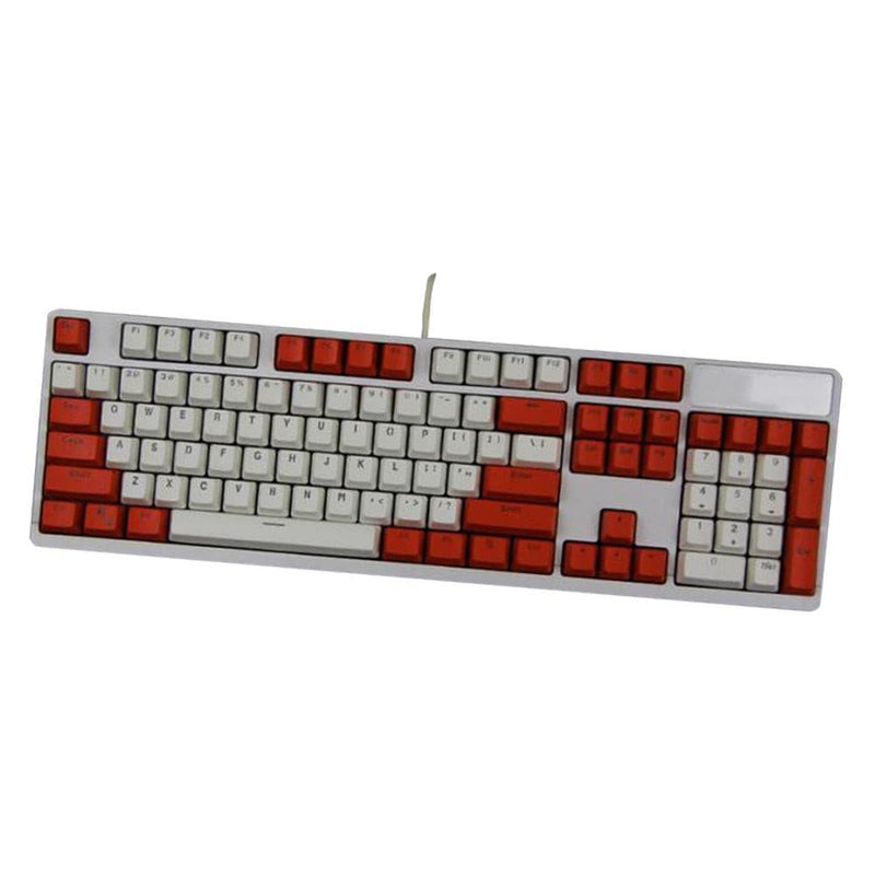 104 Doubleshot OEM PBT Keycaps (Red Alert) - DataBlitz