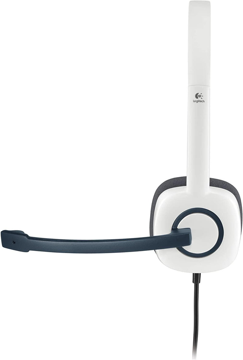 Logitech H150 Stereo Headset (Cloud White) - DataBlitz
