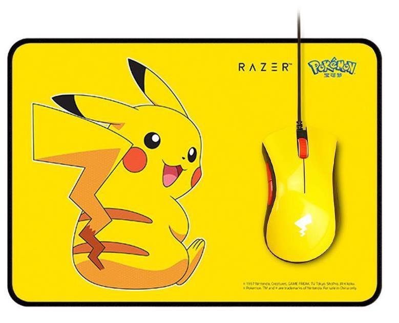 RAZER POKEMON PIKACHU LIMITED EDITION MOUSE + MAT BUNDLE - DataBlitz