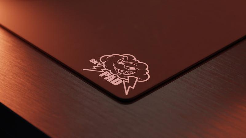 Skypad Glass Mousepad 3.0 - Black Cloud - DataBlitz