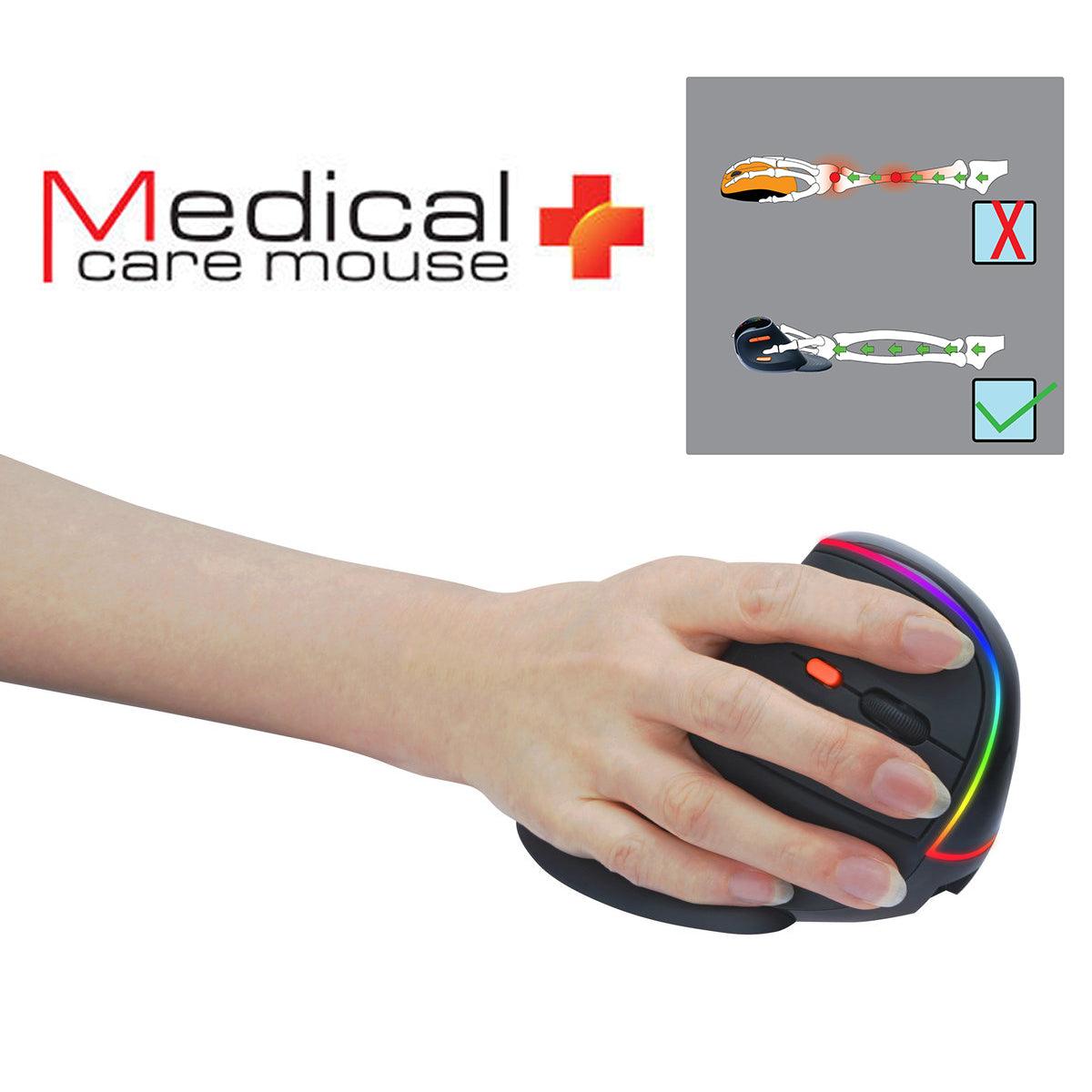 Elephant Dragon Wireless Medical Care Mouse (ELE-M526-BLACK) - DataBlitz