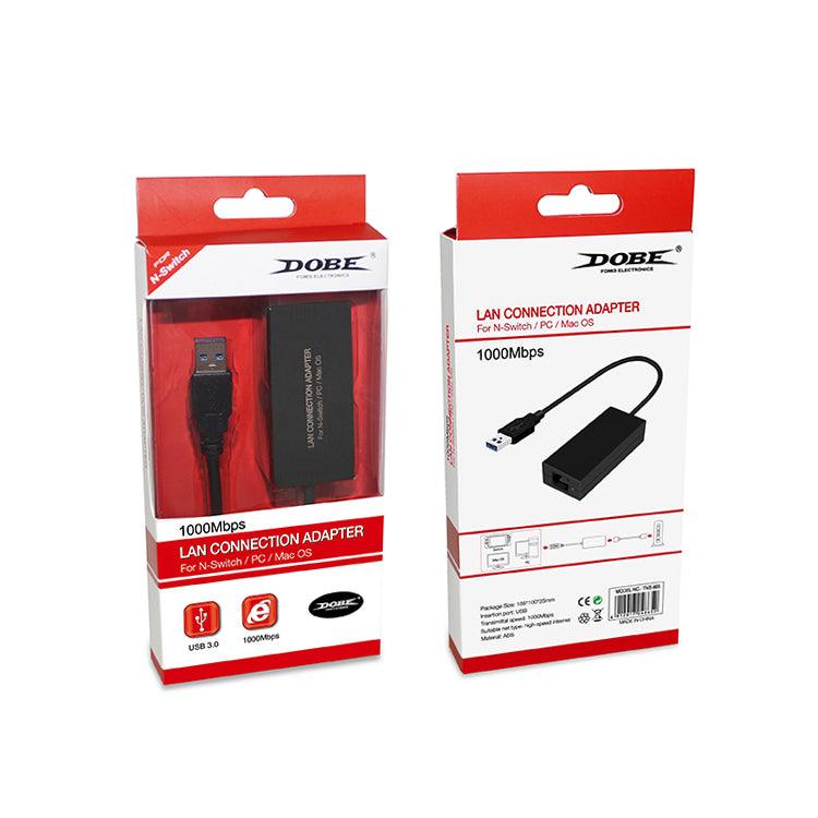 DOBE NSW LAN CONNECTION ADAPTER 1000MBPS (FOR N-SWITCH/PC/MAC OS) (TNS-865) - DataBlitz