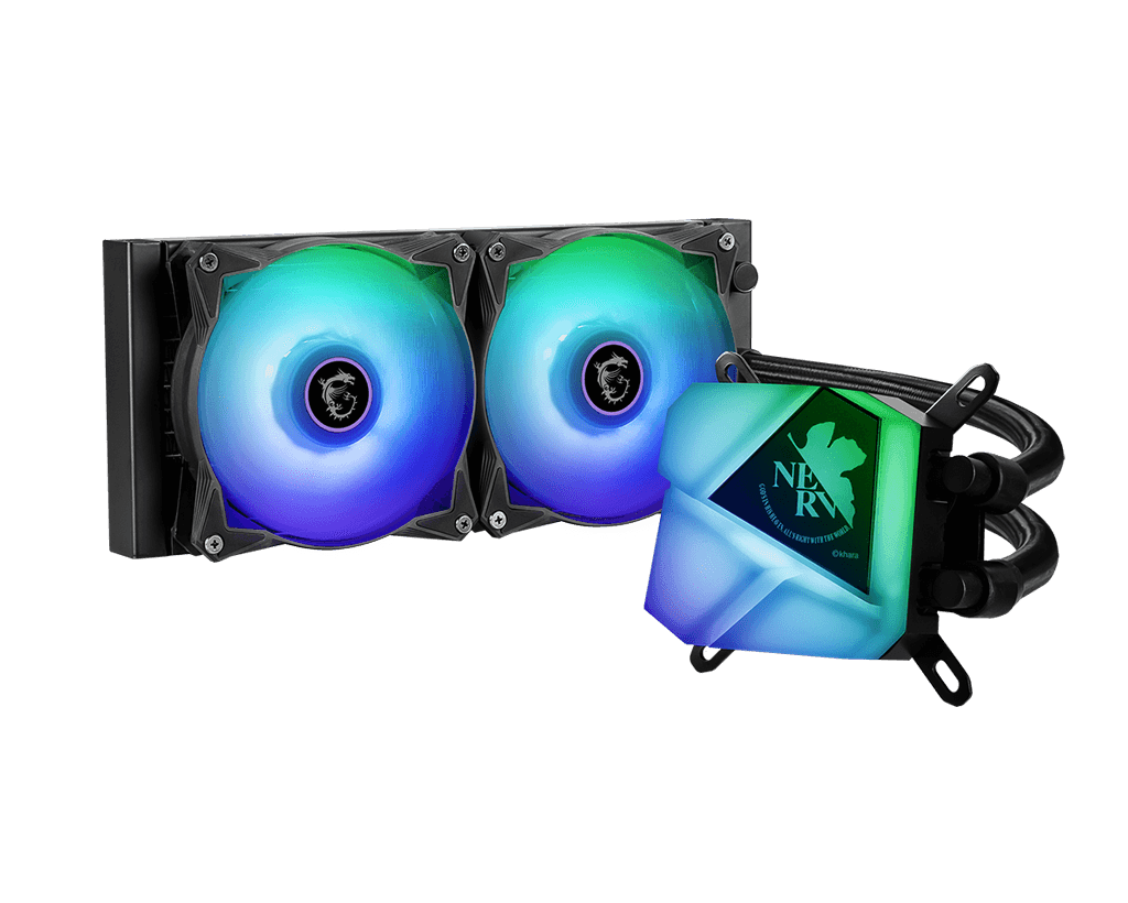 MSI MAG Coreliquid C240 Eva E-Project ARGB Liquid CPU Cooler - DataBlitz