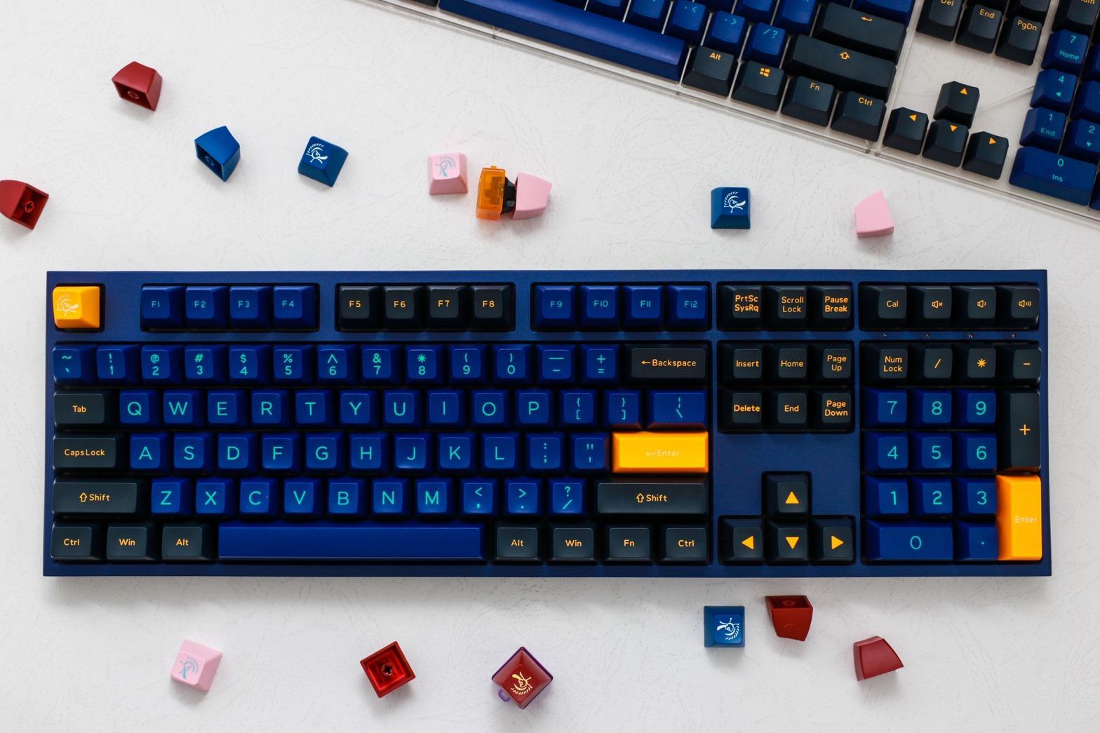 DUCKY 108-KEY ABS SEAMLESS DOUBLESHOT HORIZON SA KEYCAP SET (DKSA108-USADBBZSH) - DataBlitz