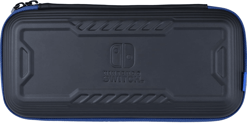 HORI NSW TOUGH POUCH PLUS FOR NINTENDO SWITCH / NINTENDO SWITCH OLED MODEL (BLUE X BLACK) (NSW-814) - DataBlitz