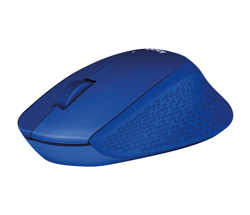 LOGITECH M331 SILENT PLUS WIRELESS MOUSE BLUE - DataBlitz