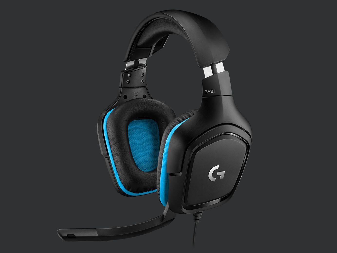 Logitech G431 Leatherette 7.1 Surround Gaming Headset - DataBlitz