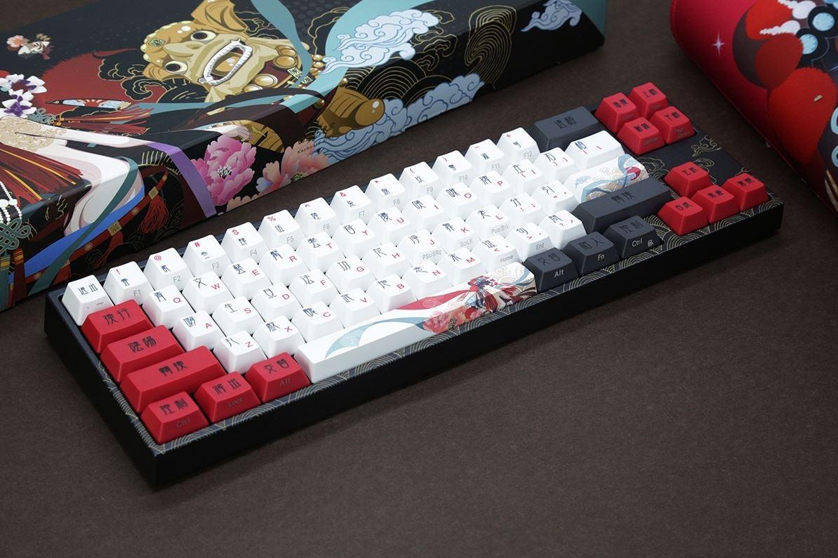 DUCKY MIYA PRO BEIJING OPERA DOUBLE SHOT PBT MECHANICAL KEYBOARD (RED SWITCH) (MY68NR1N/LL3DJ2PV) - DataBlitz