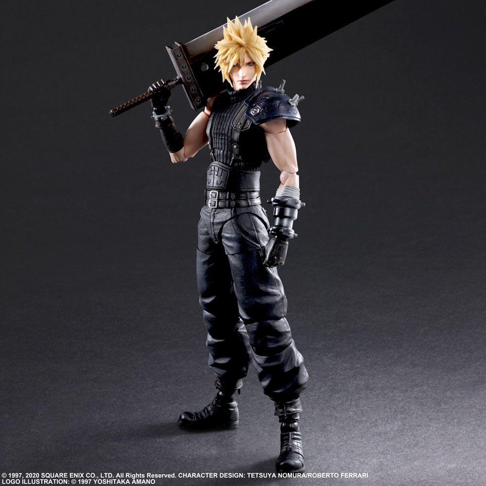 FINAL FANTASY VII REMAKE PLAY ARTS KAI ACTION FIGURE CLOUD STRIFE VER.2 - DataBlitz