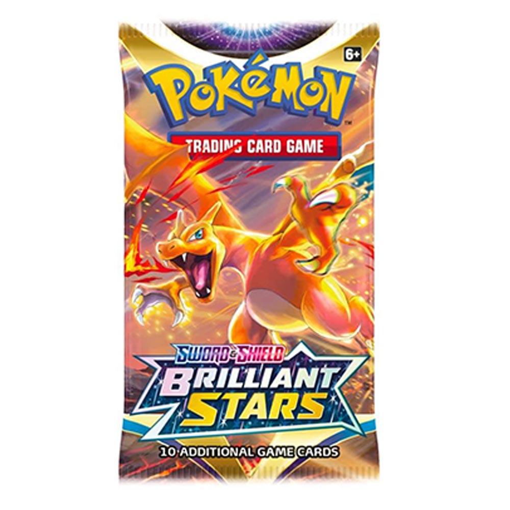 POKEMON TRADING CARD GAME SS9 SWORD & SHIELD BRILLIANT STARS BOOSTER (180-80996) (ONE RANDOM BOOSTER PACK) - DataBlitz