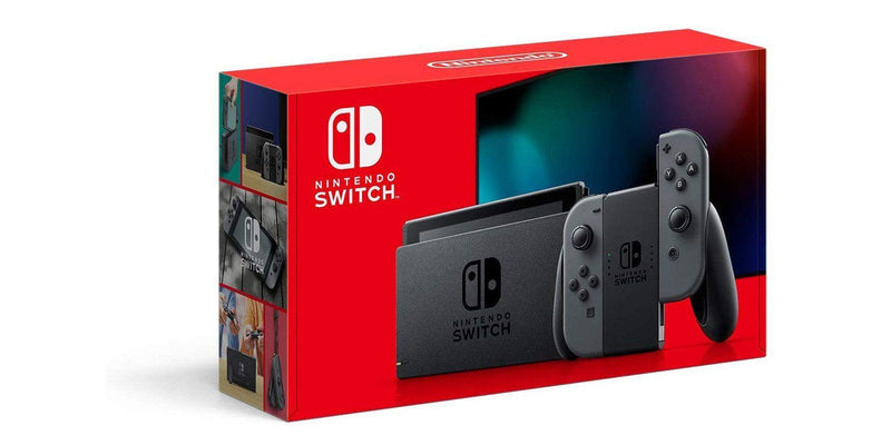 NINTENDO SWITCH CONSOLE GRAY + CAVE STORY NSW + DOBE PROTECTIVE KIT (TNS-18110) BUNDLE - DataBlitz