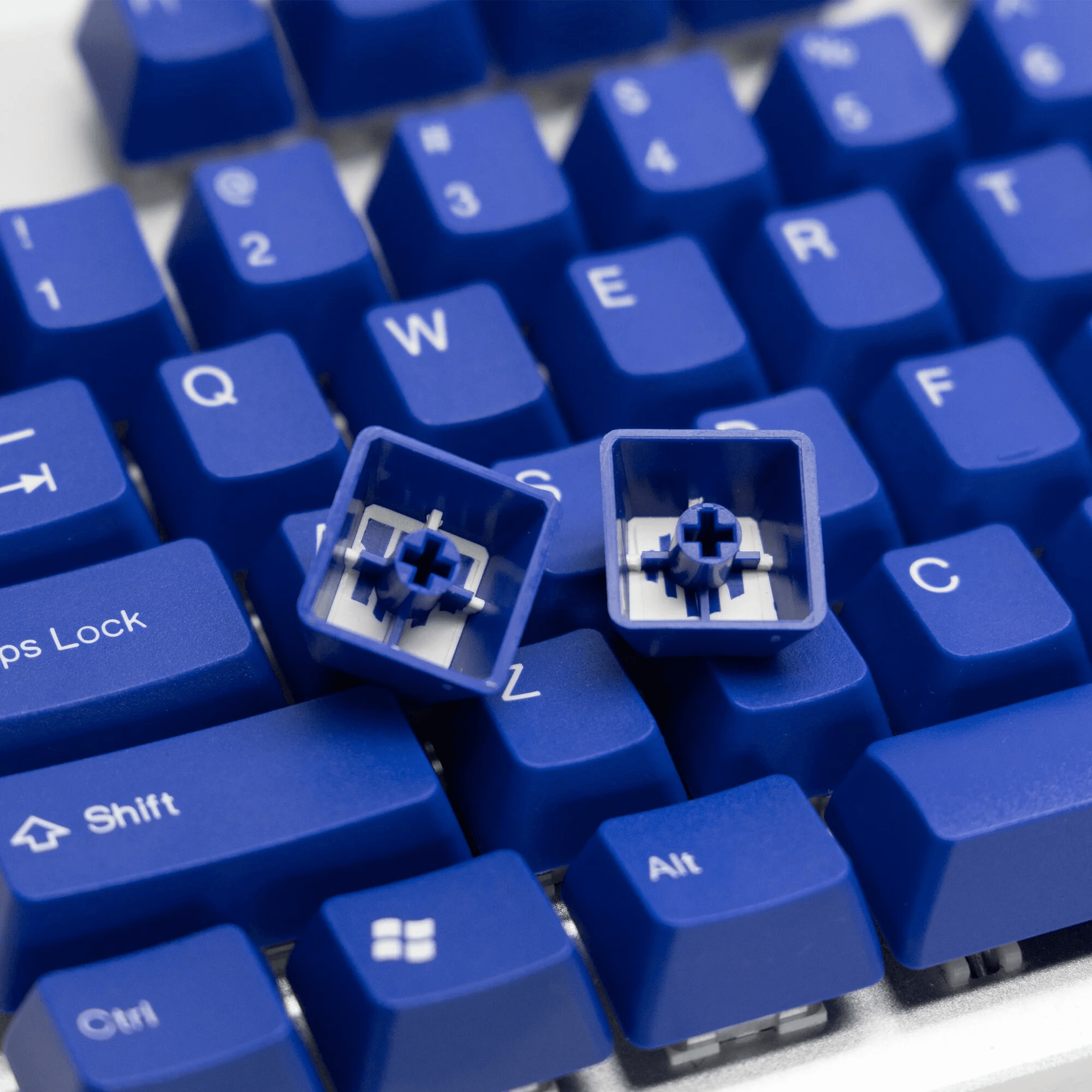 TAIHAO DOUBLE SHOT ABS KEYCAPS SET FOR CHERRY MX SWITCH (104-KEYS) (BLUE) (C01BU101) - DataBlitz