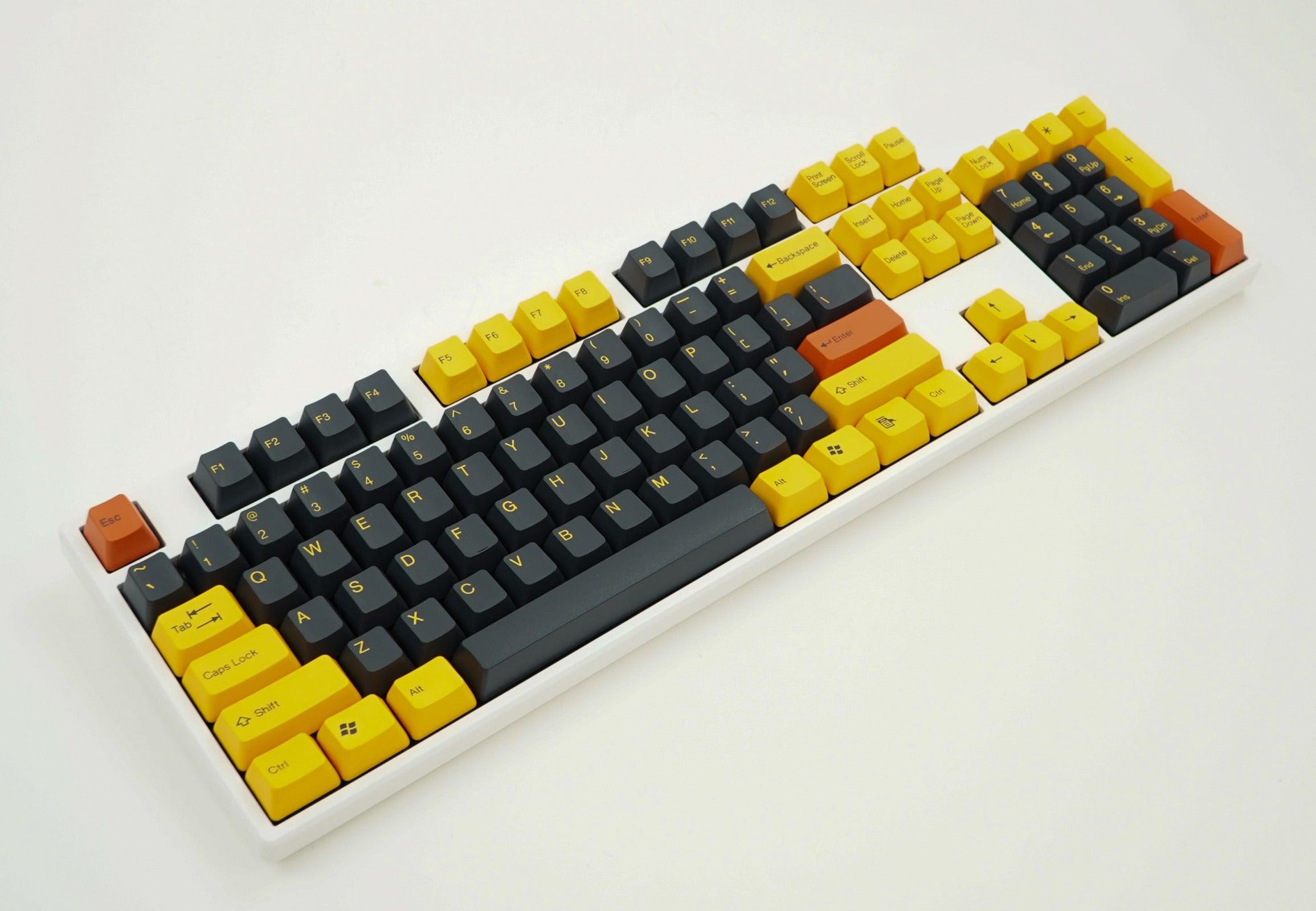 TAIHAO DOUBLE SHOT ABS KEYCAPS SET FOR CHERRY MX SWITCH (104-KEYS) (YELLOW SUBMARINE) (C01BK302) - DataBlitz