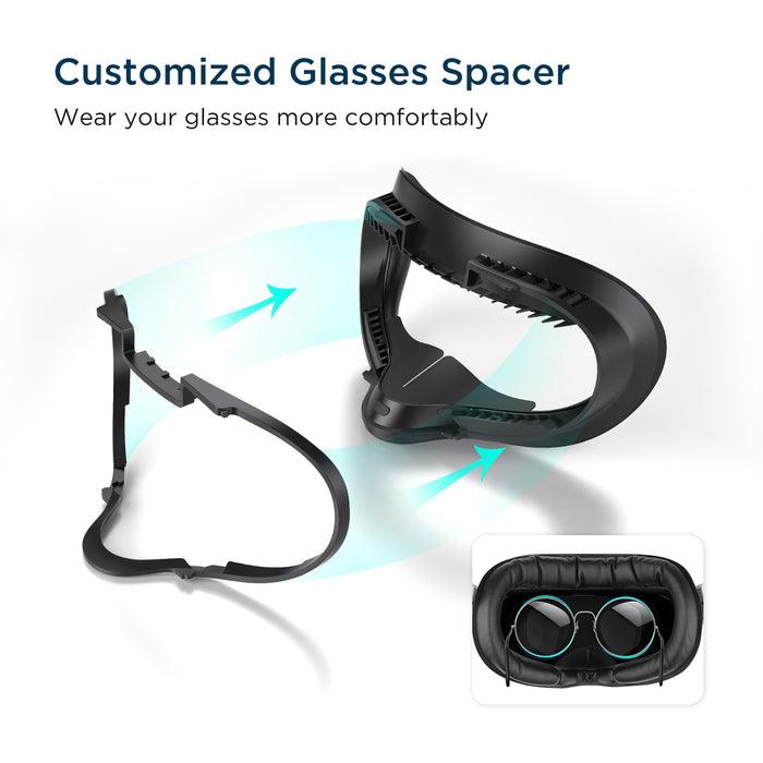 KIWI Design 6 In 1 Fitness Facial Interface Compatible With Oculus Quest 2 (Black) (KW-Q2-5-S-US) - DataBlitz