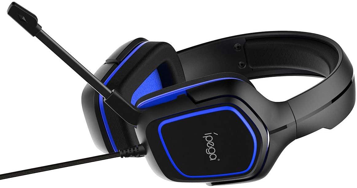 IPEGA GAMING HEADSET FOR P4 SERIES/X-ONE SERIES/N-SWITCH/N-SWITCH LITE/MOBILE/TABLETS/PC (BLUE) (PG-R006B) - DataBlitz