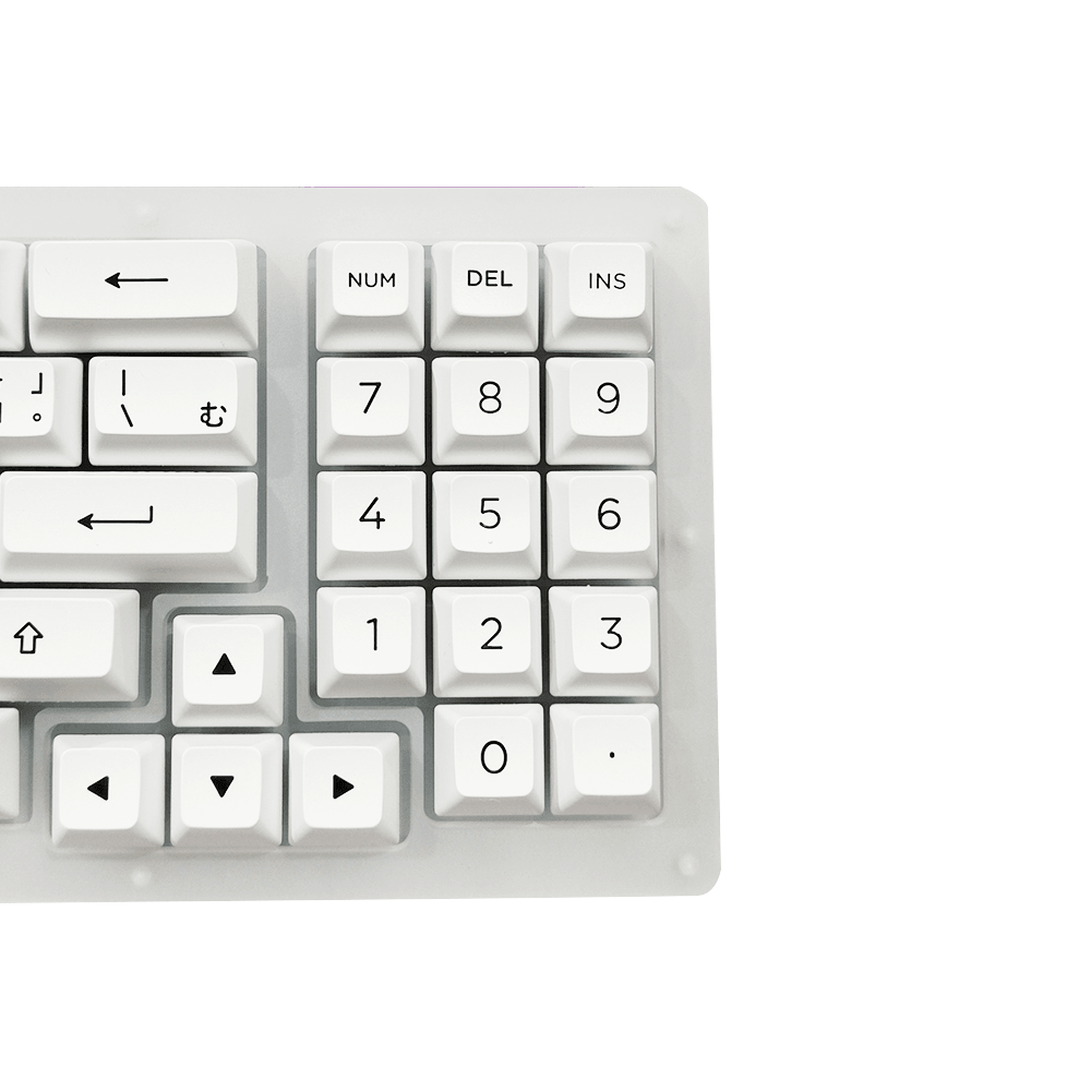 AKKO ACR98 MINI RGB HOT-SWAPPABLE ACRYLIC MECHANICAL KEYBOARD BLACK ON WHITE (JELLY WHITE SWITCH) - DataBlitz