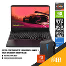 LENOVO IDEAPAD GAMING 3 15ACH6 82K20038PH LAPTOP (SHADOW BLACK) | 15.6" FHD | RYZEN 7 5800H | 8GB DDR4 | 512GB SSD | RTX 3050 Ti | WIN11 + M100 RGB GAMING MOUSE + LENOVO IDEAPAD GAMING 15.6" BACKPACK - DataBlitz