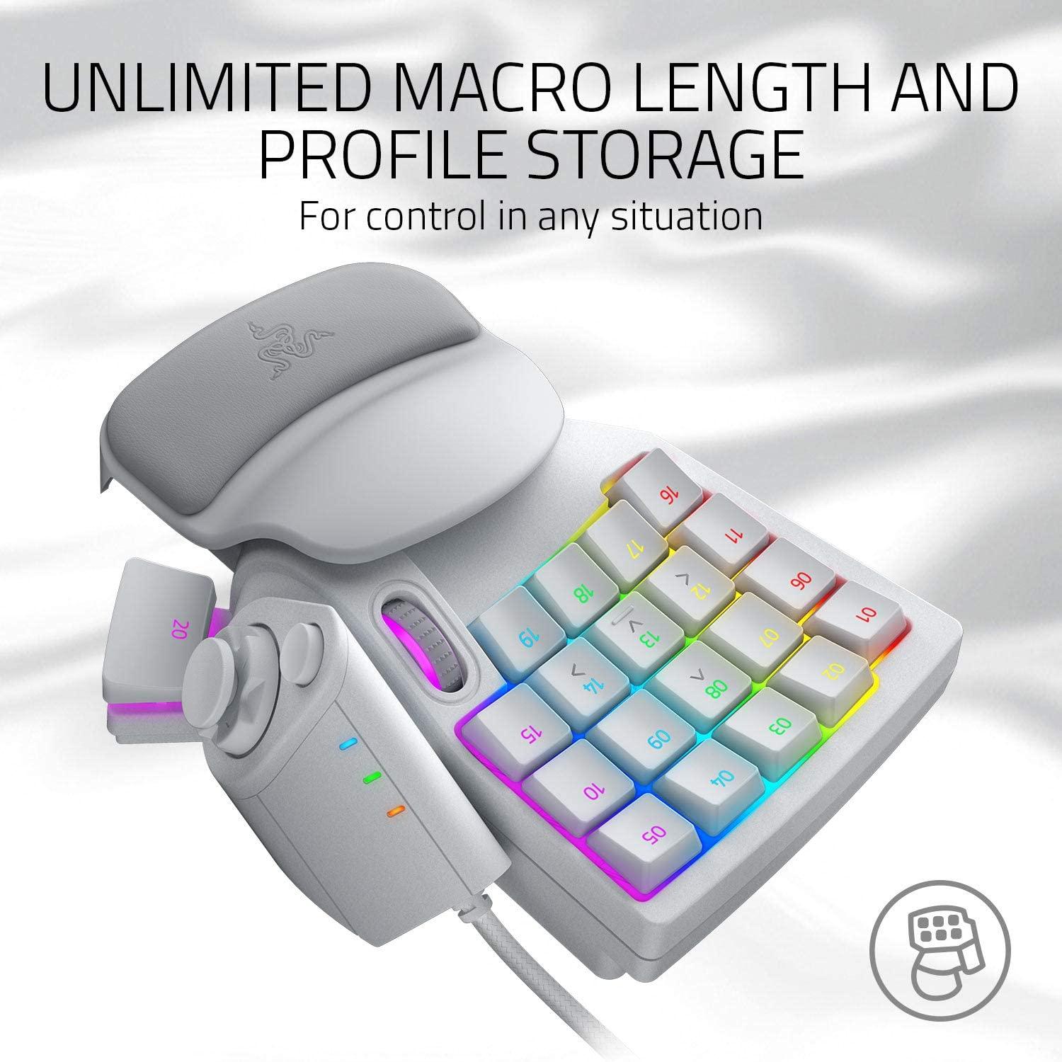 RAZER TARTARUS PRO ANALOG OPTICAL GAMING KEYPAD (MERCURY) - DataBlitz