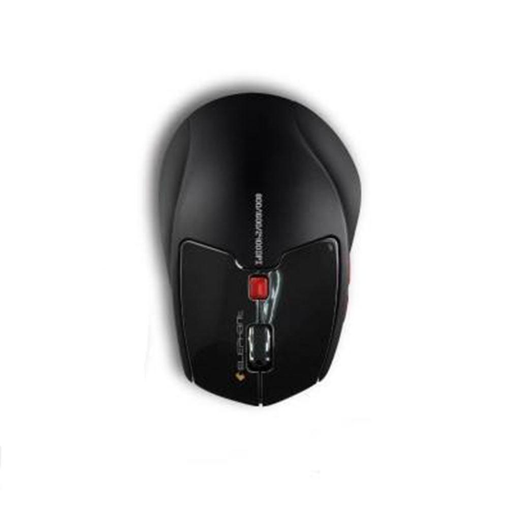 ELEPHANT 2.4G RECHARGEABLE WIRELESS MOUSE (ELE-M523-BLACK) - DataBlitz