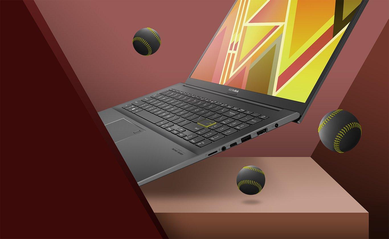 ASUS VIVOBOOK 15 OLED K513EA-L11108TS LAPTOP (INDIE BLACK) | 15.6" FHD | i5-1135G7 | 8GB DDR4 | 512GB SSD | IRIS XE | WIN10 + MS OFFICE HOME & STUDENT 2019 + ASUS NEREUS BACKPACK (BLACK) - DataBlitz