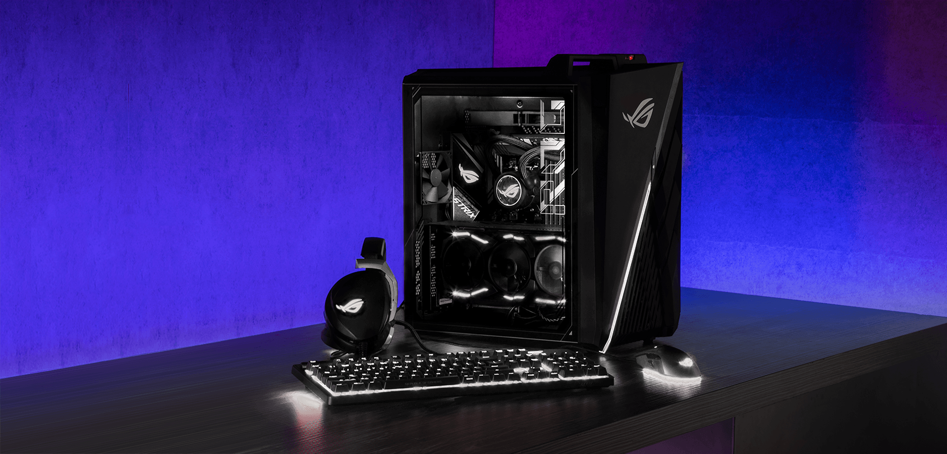 ASUS ROG STRIX G35DX-PH001WS AMD R7-5800X 16GB RAM 1TB SSD NV RTX3080-10GB DDR6X 45L ATX GAMING DESKTOP (STAR BLACK) + MS OFFICE HOME & STUDENT 2021 - DataBlitz