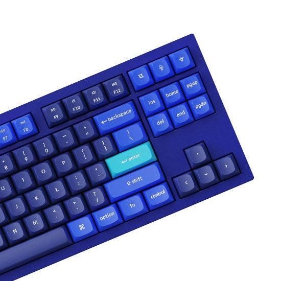 Keychron Q3 QMK Custom Mechanical Fully Assembled Navy Blue Wired Keyboard (Blue Switch) (Q3J2) - DataBlitz