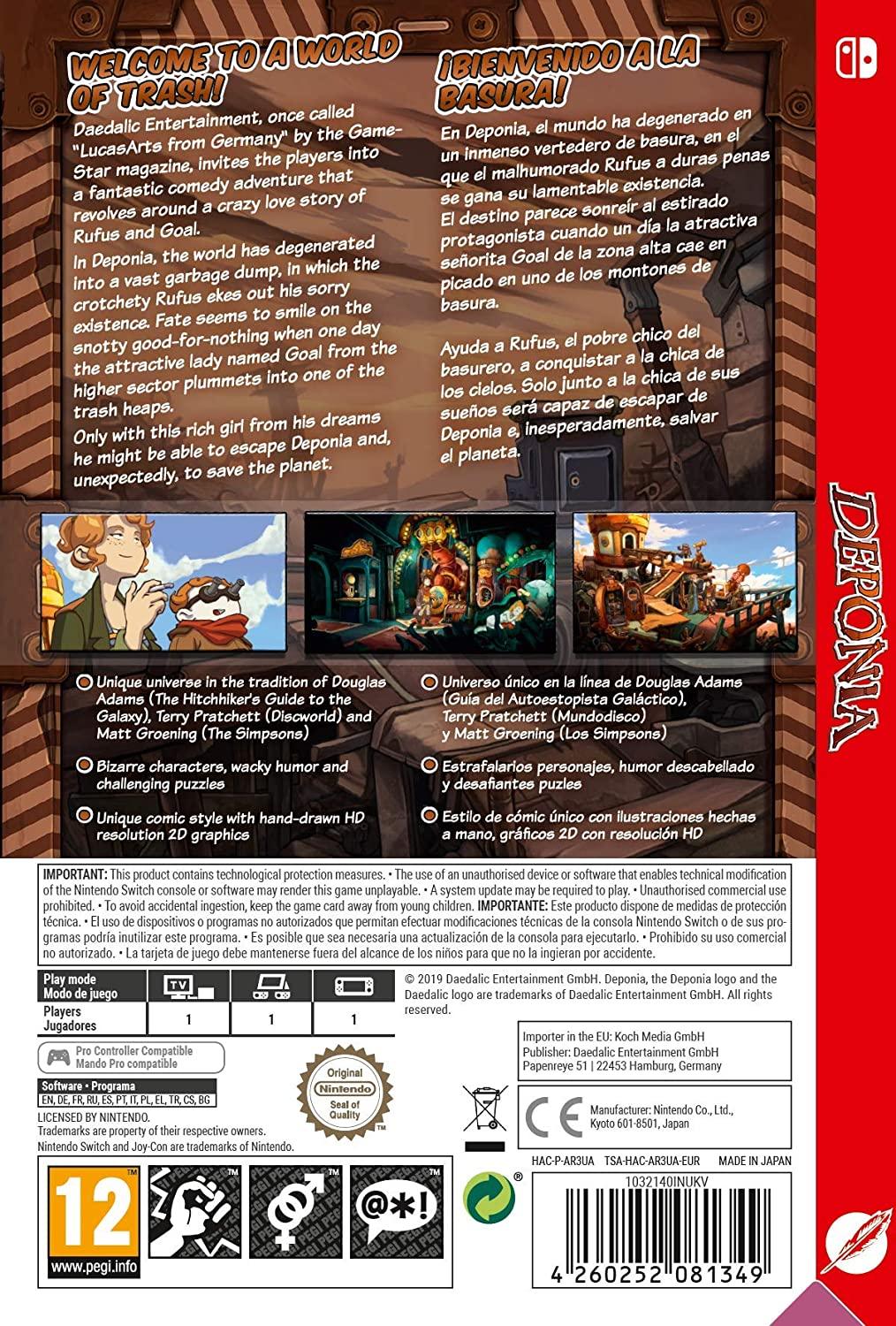 Nintendo Switch Deponia