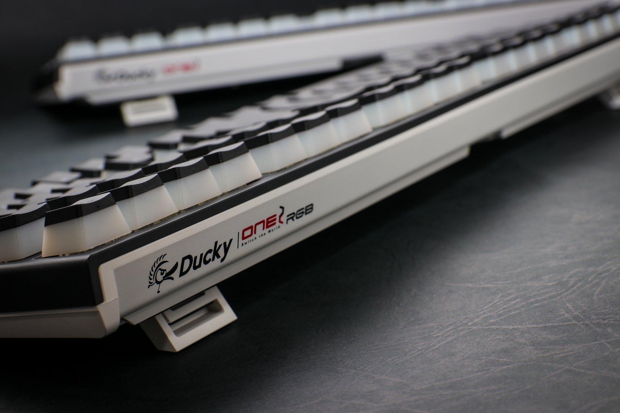 Ducky One 2 RGB LED Double Shot PBT Pudding Edition Mechanical Keyboard (Cherry Mx RGB Silent Red Switch) (DKON1808ST-SUSPDAZTP) - DataBlitz