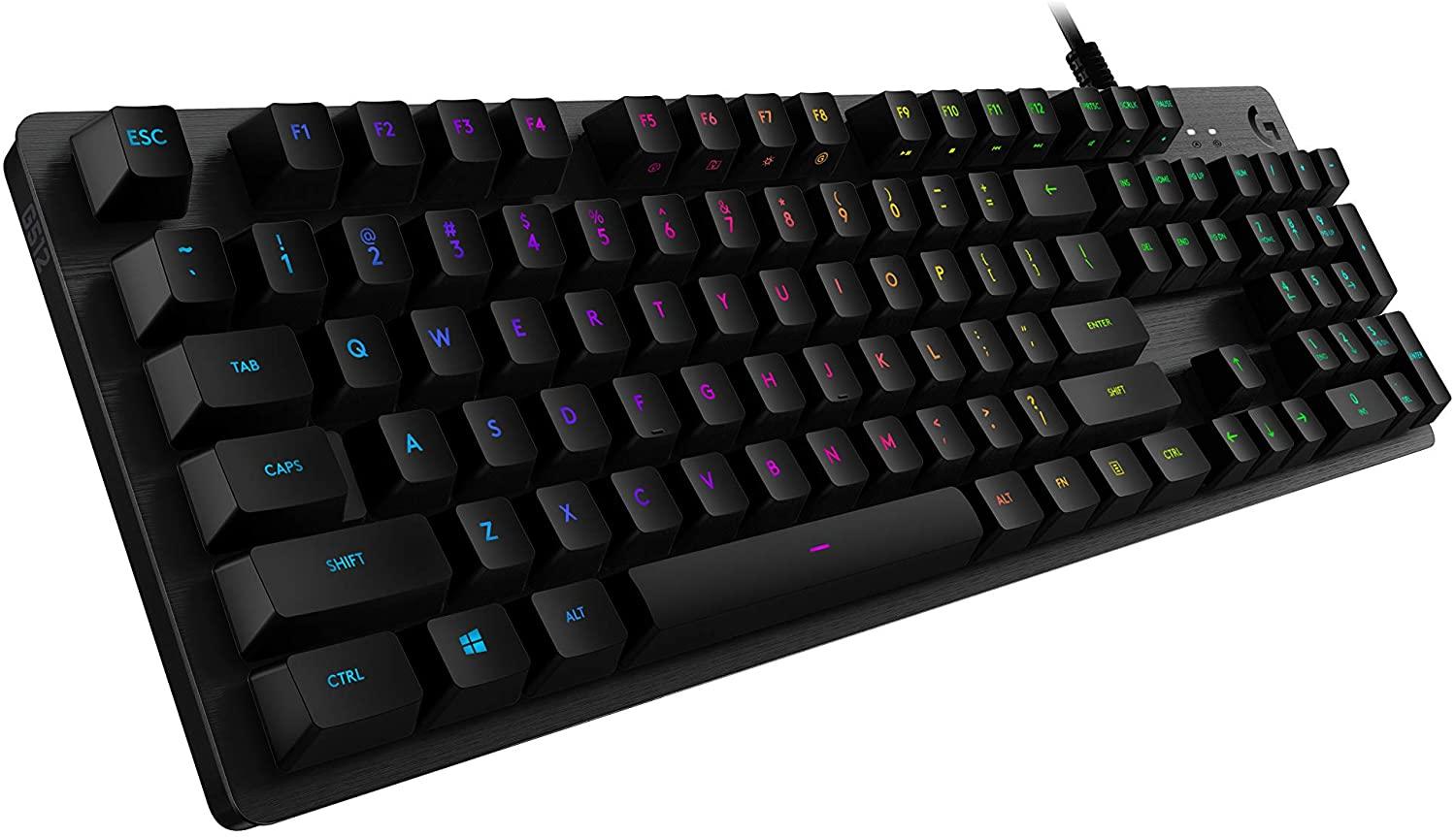LOGITECH G512 CARBON RGB MECHANICAL GAMING KEYBOARD (GX RED LINEAR) - DataBlitz