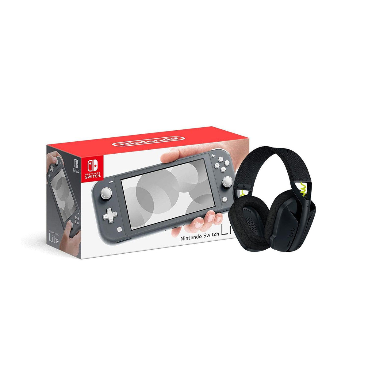 LOGITECH G435 LIGHTSPEED WIRELESS GAMING HEADSET (BLACK) + NINTENDO SWITCH CONSOLE (Lite, Refresh, OLED) - DataBlitz