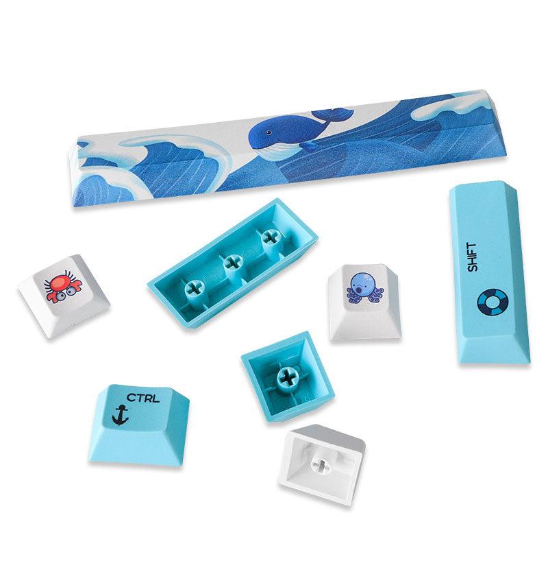 Kemove Blue Ocean PBT Keycaps Set - DataBlitz