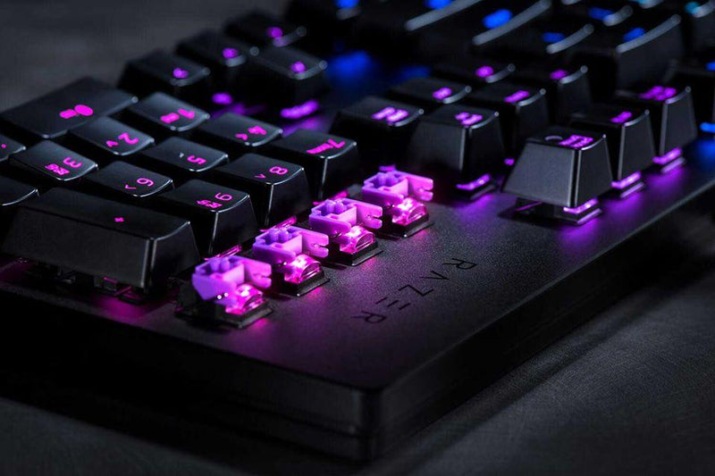 RAZER HUNTSMAN OPTO-MECHANICAL GAMING KEYBOARD (LIGHT & CLICKY) - DataBlitz