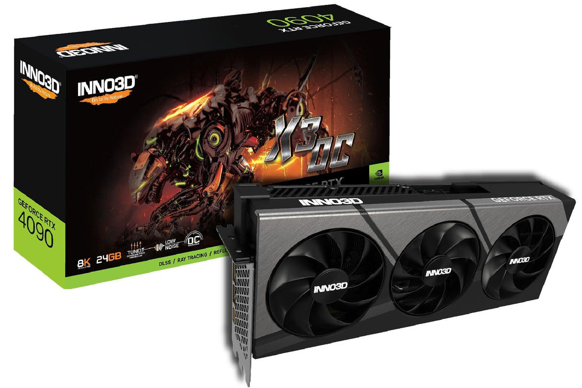 INNO3D GeForce RTX 4090 X3 OC 24GB GDDR6X Graphics Card (N40903-246XX-18332989) - DataBlitz