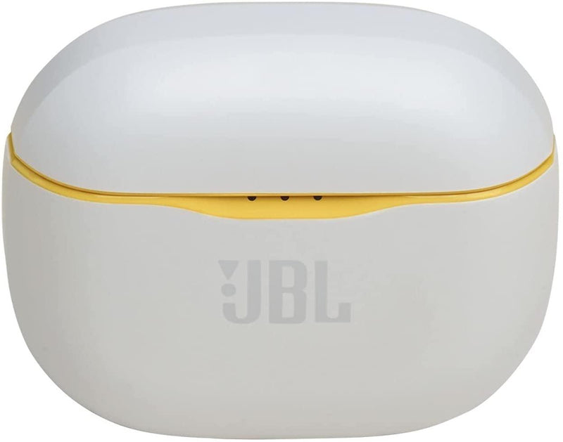 JBL TUNE 120TWS TRUE WIRELESS IN-EAR HEADPHONES (WHITE/YELLOW) - DataBlitz