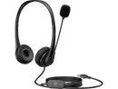 HP STEREO USB HEADSET G2 (BLACK) (428H5AA) - DataBlitz